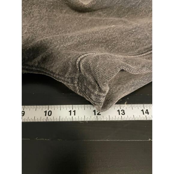 Vintage Levis 501 XX Jeans Juniors 13 Black Gray Stonewash Button Fly Made 90s - Picture 7 of 9